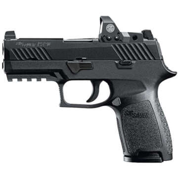 Sig P320 9mm, 3.9", Nitron Striker Siglite Sights Rail Mini Reflex Sight (2) 15Rd Mags - Handsguns | American Guns & Ammo