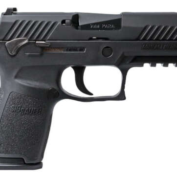 Sig P320 Compact 9MM 3.9" Barrel Siglite MOD Poly Grip, Manual Safety (2) 15Rd Mags - Handsguns | American Guns & Ammo