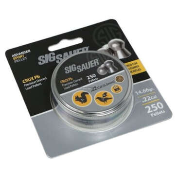 Sig Pellet .22 Cal, Crux Lead, Blister Pack, 250/Pack - Air Guns & BB Guns | American Guns & Ammo