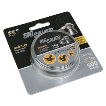 Sig Pellet, .177 Cal, Wraith Lead, 500 Count, Blister Pack - Air Guns & BB Guns | American Guns & Ammo