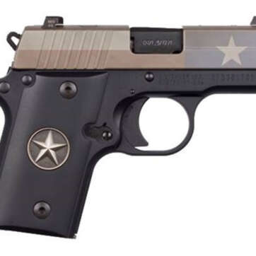 Sig P238 Texas Flag Edition 380 ACP, 2.7" Barrel, Thumb Safety, 6rd Mag - Handsguns - American Guns & Ammo