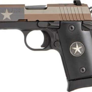 Sig P938, 9mm, 3", 6rd, SIGLITE NS, Ambidextrous Safety, Texas Flag - Handsguns | American Guns & Ammo