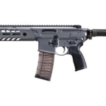 Sig MCX Virtus Pistol 5.56/223 11.5" Barrel M-LOK Col. Stabilizing Brace Gray Finish 30rd Mag - Handsguns - American Guns & Ammo
