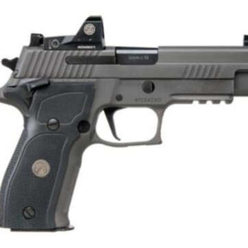 Sig P226 Full Size Legion RX Single 9mm, 4.4" Barrel, Black G10 Grip, Gray PVD Stainless Steel, 15rd Mag - Handsguns - American Guns & Ammo