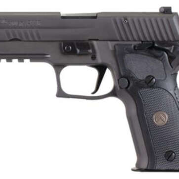 Sig P226 Full Size Legion *MA Compliant* Single 9mm, 4.4", Black Grip, Gray PVD Stainless, Match Trig, 10rd - Handsguns - American Guns & Ammo
