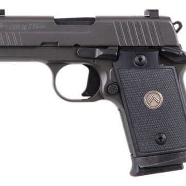 Sig P938 Legion Compact 9MM 3" Barrel, G10 Grips, Night Sights, Gray Finish, 7Rd, 3 Mags - Handsguns | American Guns & Ammo