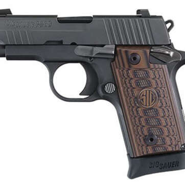 Sig P238 Select, .380 ACP, 2.7", 7rd, Siglite Night Sights, Black - Handsguns - American Guns & Ammo