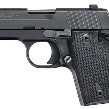 Sig P938, 9mm, 3In, Nitron, Blk, Sao, Contrast Sights, Polymer Grip, (1) 6RD Steel Mag, Ambi Safety - Handsguns - American Guns & Ammo