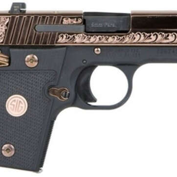 Sig P938, 9mm, 3", 6rd, SIGLITE NS, Ambidextrous Safety, Rose Gold - Handsguns | American Guns & Ammo