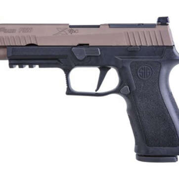 Sig P320, X-VTAC, Striker Fired, Full Size, 9mm, 4.7", Polymer, Black Frame, Coyote Slide, VTAC Day/Night Sights, 3 Mags, Modular X Grip, Optic Ready, 17Rd - Handsguns | American Guns & Ammo