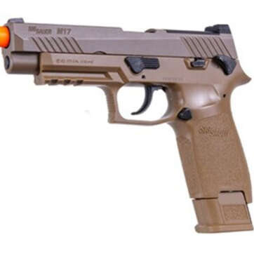 Sig Airsoft Proforce M17, 6mm, 5.5", 21rd, Green GAS Power Source, Coyote Tan - Air Guns & BB Guns | American Guns & Ammo