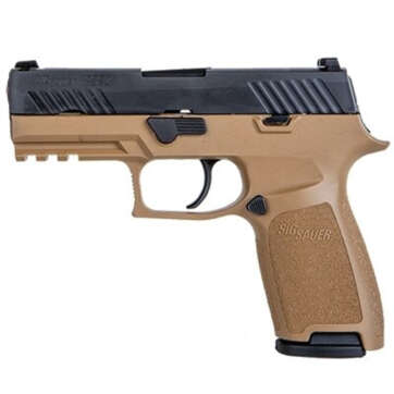SIG P320 Copperhead, 9mm, 3.9", 17rd, Coyote Tan Grips, Nitron Slide - Handsguns | American Guns & Ammo