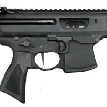 Sig MPX Copperhead K 9mm, 4.5" Barrel, M-LOK, Telescoping Rapid Deploy Brace, Black, 15rd - Handsguns | American Guns & Ammo