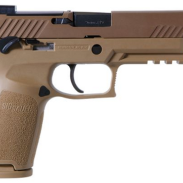 SIG P320 M-17, 9mm, 4.7", 17rd, SIGLITE NS, Coyote Tan - Handsguns | American Guns & Ammo