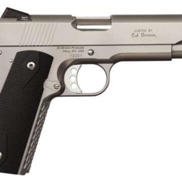 Ed Brown Alpha Elite Single 45 ACP 5" Barrel Black Grips SS Frame 7 Rd Mag - Handsguns | American Guns & Ammo