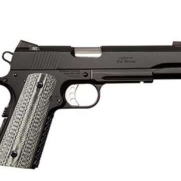 Ed Brown Alpha Elite G4 LR SAO 45 ACP, 5", 7rd, Black, Poly Grip - Handsguns | American Guns & Ammo