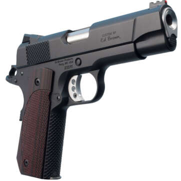 Ed Brown Kobra Carry Lightweight Single 9mm 4.25" Barrel, FOF Laminate Wood Grip Black Gen4 Stainless Steel, 8rd - Handsguns - American Guns & Ammo
