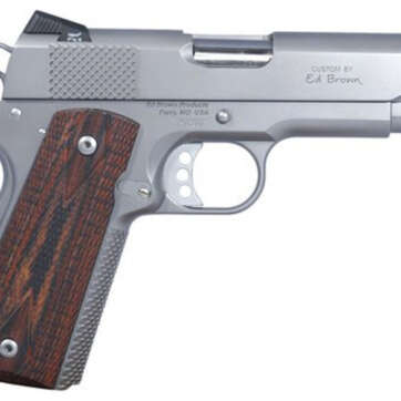 Ed Brown California Kobra Carry1911, Commander, 45ACP, 4.25" Barrel, Bobtail Frame, G10 Grips, Matte Stainless, Ambidextrous Safety, Night Sights, Titanium Firing Pin, Extra Heavy-Duty Firing Pin Spring, 7Rd, 2 Magazines - Handsguns - American Guns & Ammo