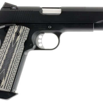 Ed Brown California Special Forces, Semi-automatic, 1911, Full Size, 45ACP, 5" Barrel, Blued, Ambidextrous Safety, Night Sights, Titanium Firing Pin, Extra Heavy-Duty Firing Pin Spring, Black Sand G10 Grips, 7Rd, 2 Magazines - Handsguns - American Guns & Ammo