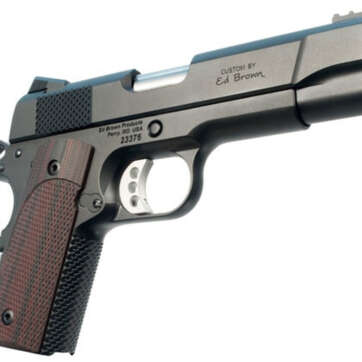 Ed Brown CCO LW 1911 9mm, 4.25" Barrel, FOF Black VZ Grip, Black Gen4 Stainless Steel, 8rd - Handsguns - American Guns & Ammo