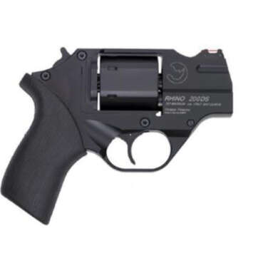 Chiappa Rhino 200DS, .357 Magnum, 2", 6rd, Black, Fiber Optic Sights - Handsguns | American Guns & Ammo
