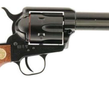 Chiappa Firearms SSA 1873, 22LR, 4.75", 6rd, Wood Grip, Black - Handsguns | American Guns & Ammo