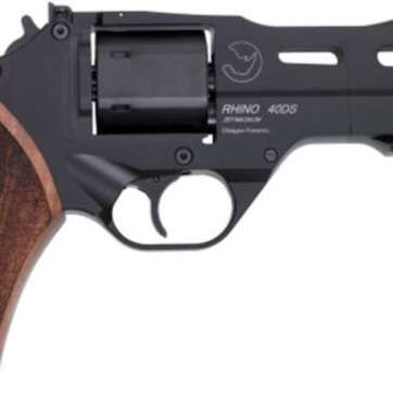 Chiappa Rhino 40DS, .357 Mag/.38 Spl, 4", 6rd, Black, Walnut Grips - Handsguns | American Guns & Ammo
