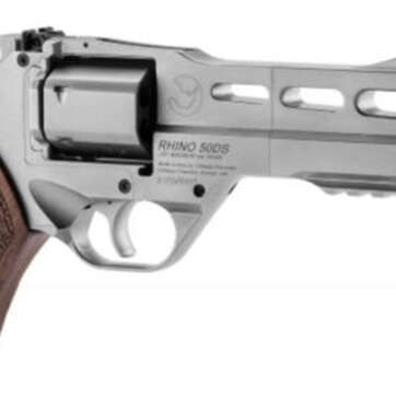 Chiappa Rhino 50DS SAR, Single Action Only-CA Legal .357 Mag, 5", 6rd, Walnut Grip, Stainless Steel - Handsguns | American Guns & Ammo