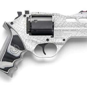 Chiappa White Rhino 30DS, .357 Mag, 4", Cerakote & Skin Laser FinishChiappa Firearms Rhino 30ds 357mag 4 Chrome As - Handsguns | American Guns & Ammo
