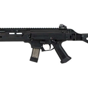 CZ Scorpion EVO 3 S1 Pistol 9mm, 7.7" Barrel, Flash Can, Folding Brace, Black,1/2x28 Threads, 10rd Mags - Handsguns | American Guns & Ammo