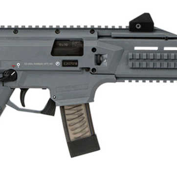 CZ Scorpion EVO 3 S1 9mm, Battleship Grey, 1/2X28 Threads, 10rd Mags - Handsguns - American Guns & Ammo