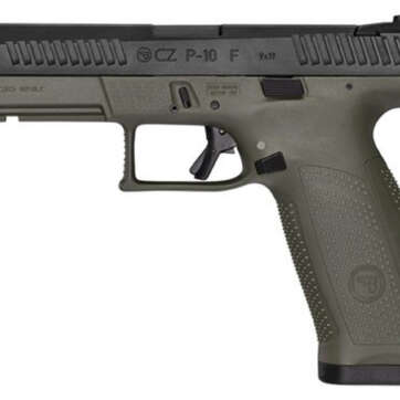 CZ P-10 Full Size, 9mm, 4.5" Barrel, 10rd, Night Sights, OD Green - Handsguns - American Guns & Ammo