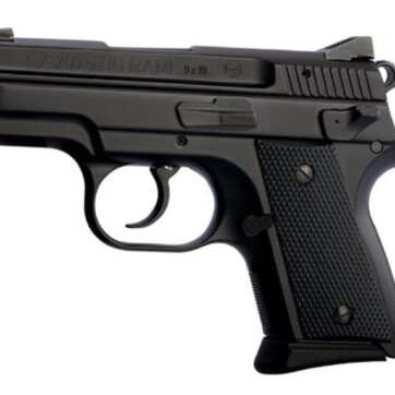CZ RAMI BD 9mm, Black Polycoat, Decocker, Night Sights, 2x10rd Mags - Handsguns | American Guns & Ammo