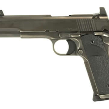 Dan Wesson Wraith, Suppressor Ready Full Size 1911, 45 ACP, 5.75" Threaded Barrel, Stainless Steel Frame, Distressed Finish, G10 Grips, 8Rd, High Night Sights 01847 - Handsguns - American Guns & Ammo