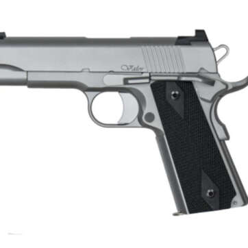 Dan Wesson Valor Commander 45 ACP, 4.25" Barrel, Black/SS, 8rd Mag - Handsguns | American Guns & Ammo