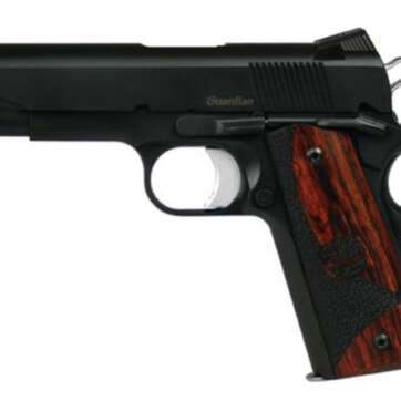 Dan Wesson DW Guardian SAO 9mm 4.25" Barrel, Wood Grip Black, 9rd - Handsguns - American Guns & Ammo