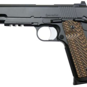 Dan Wesson Specialist 1911 45 ACP, 5" Barrel, Matte Black, G-10 VZ II Grips, Night Sights - Handsguns | American Guns & Ammo
