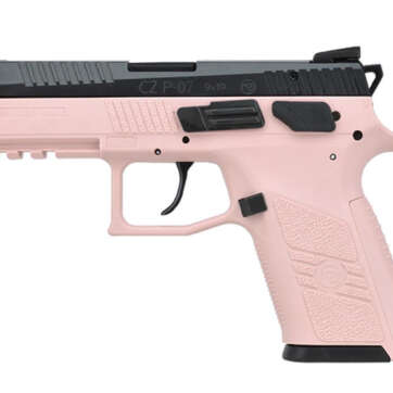 CZ P-07 Compact 9mm 3.8" Barrel Pink Polymer Frame Fixed Sights15rd Mag - Handsguns | American Guns & Ammo