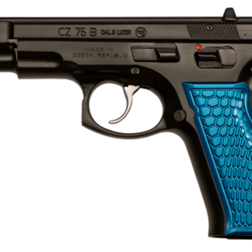 CZ 75B 9mm, Blue Anodized Wicked Grips, 16rd - Handsguns | American Guns & Ammo
