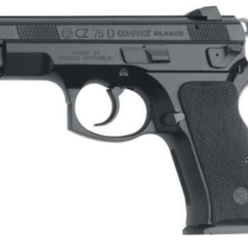 CZ 75 D PCR Compact 9mm, Alloy Frame, Decocker, Black, 14rd - Handsguns | American Guns & Ammo