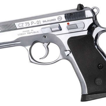 CZ P-01 9mm, High Polished Bright Stainless Steel, 3.8", 14rd - Handsguns - American Guns & Ammo
