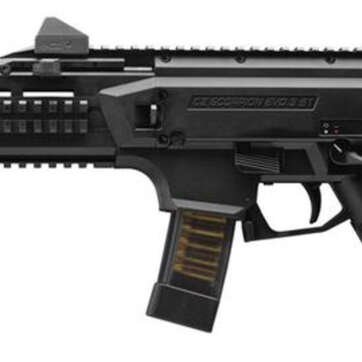 CZ Scorpion Evo 3 S1 Pistol, 9mm, 1/2x28 Threads, 20rd Mags Black - Handsguns | American Guns & Ammo