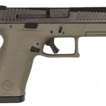CZ P-10 C, 9mm, 4" Barrel, 15rd, Fixed Sights, Flat Dark Earth - Handsguns - American Guns & Ammo