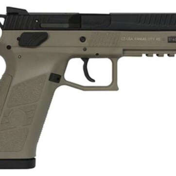 CZ P09 9mm 4.5 Barrel Flat Dark Earth Night Sights 19 Rd Mag - Handsguns | American Guns & Ammo