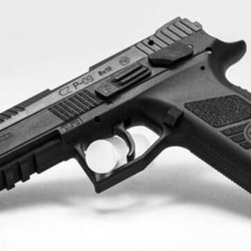 CZ P-09 Suppressor Ready 9mm, 5.2" Threaded Barrel, Matte Black, 19rd - Handsguns - American Guns & Ammo