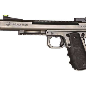 Volquartsen Scorpion .22 LR, 6" Barrel, 1911 Style Target Frame, Battleworn Finish - Handsguns - American Guns & Ammo