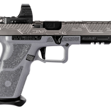 Zev Technologies O.Z-9 Competition 9mm, Single, 5" Barrel, Gray Polymer Grip, Titanium Gray Stainless Steel Slide, 17rd - Handsguns | American Guns & Ammo
