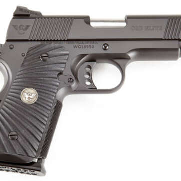 Wilson Combat 1911 CQB Elite Compact 45 ACP, 4" Barrel, G10 Starburst Grip, Black, 7rd - Handsguns | American Guns & Ammo