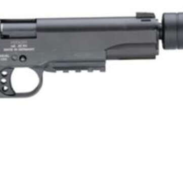 American Tactical, 1911, Semi-automatic, 22 LR, 5" Barrel, Blued, Polymer Grips, 10Rd, Threaded, Faux Suppressor - Handsguns | American Guns & Ammo