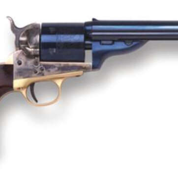 Cimarron 1872 Open Top Navy .38 Spl & Colt 5.5" Barrel Standard Blue Finish Walnut Grip - Handsguns | American Guns & Ammo